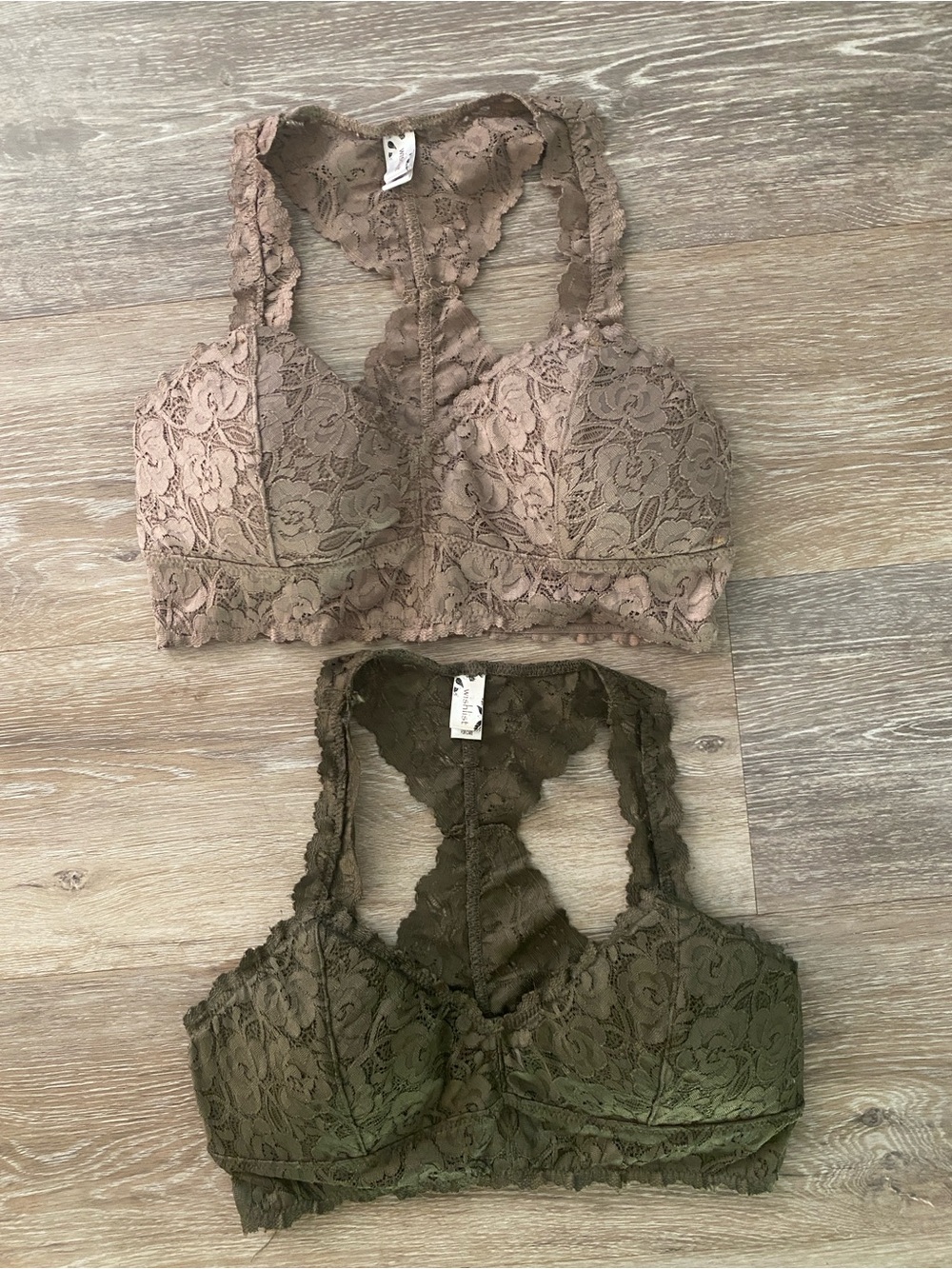 Wishlist Bralette Racerback Lace Bra Small